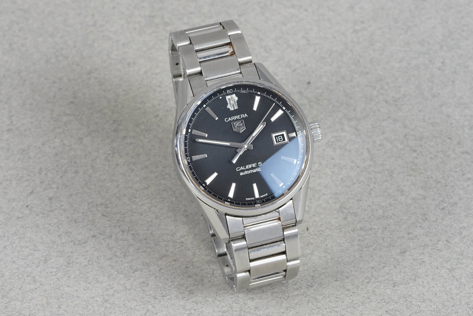 TAG HEUER CARRERA CALIBRE 5 W/ BOX & GUARANTEE CARD REF. WAR211A-2 - 3