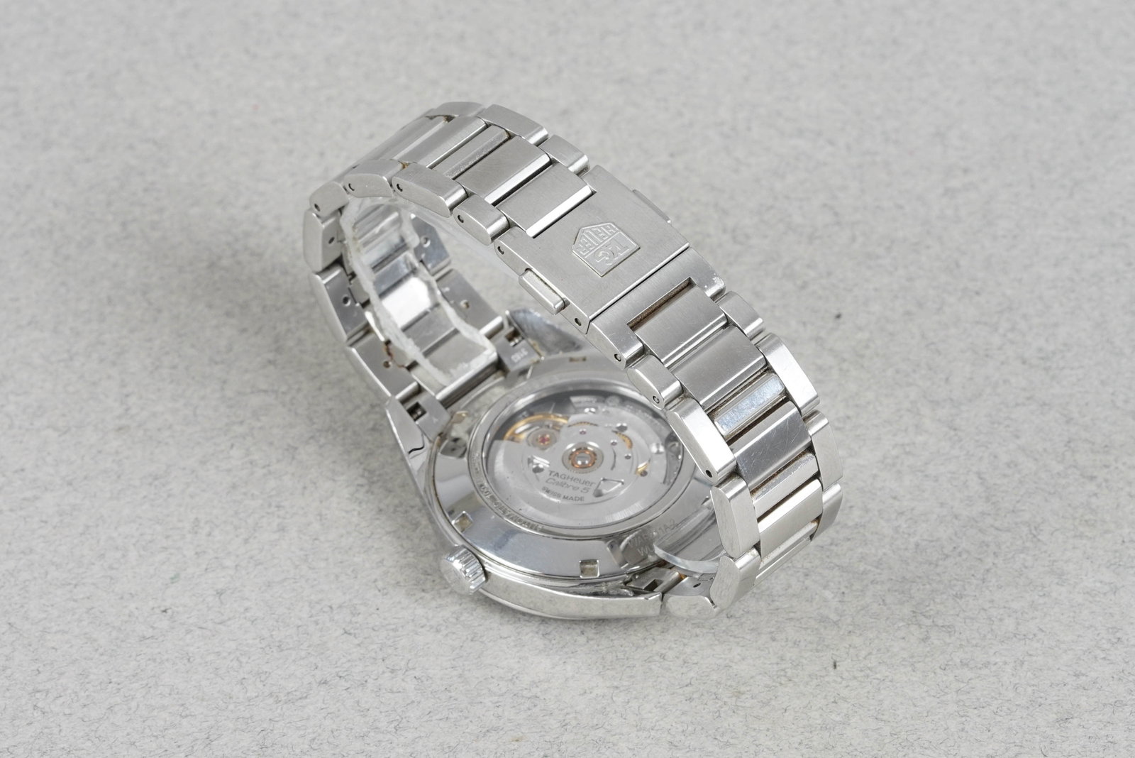 TAG HEUER CARRERA CALIBRE 5 W/ BOX & GUARANTEE CARD REF. WAR211A-2 - 5
