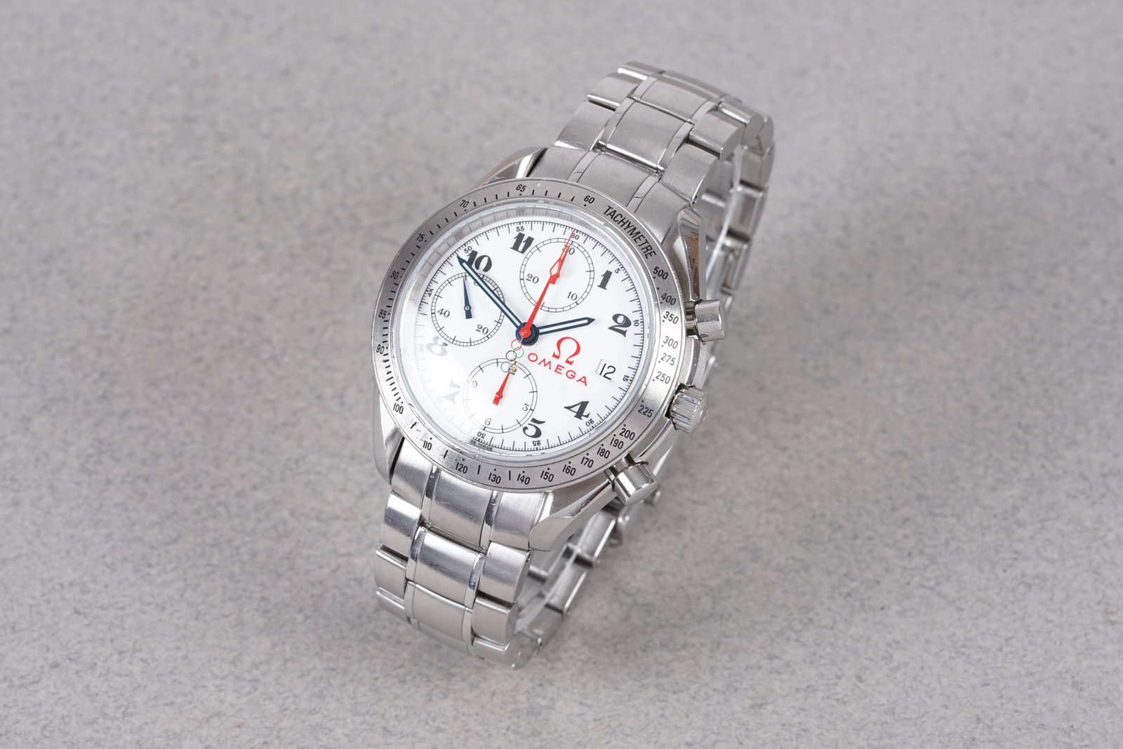 OMEGA SPEEDMASTER OLYMPIC COLLECTION W/ GUARANTEE CARD REF. 323.10.40.04.001 CIRCA 2013 - 2