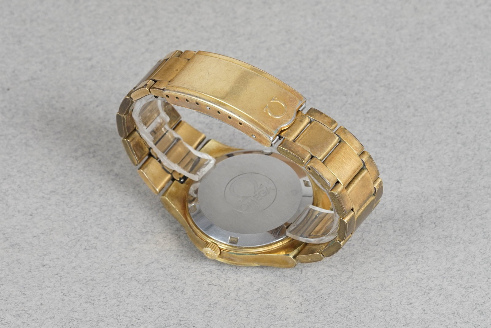 OMEG GENEVE AUTOMATIC DATE GOLD PLATED WRISTWATCH - 4