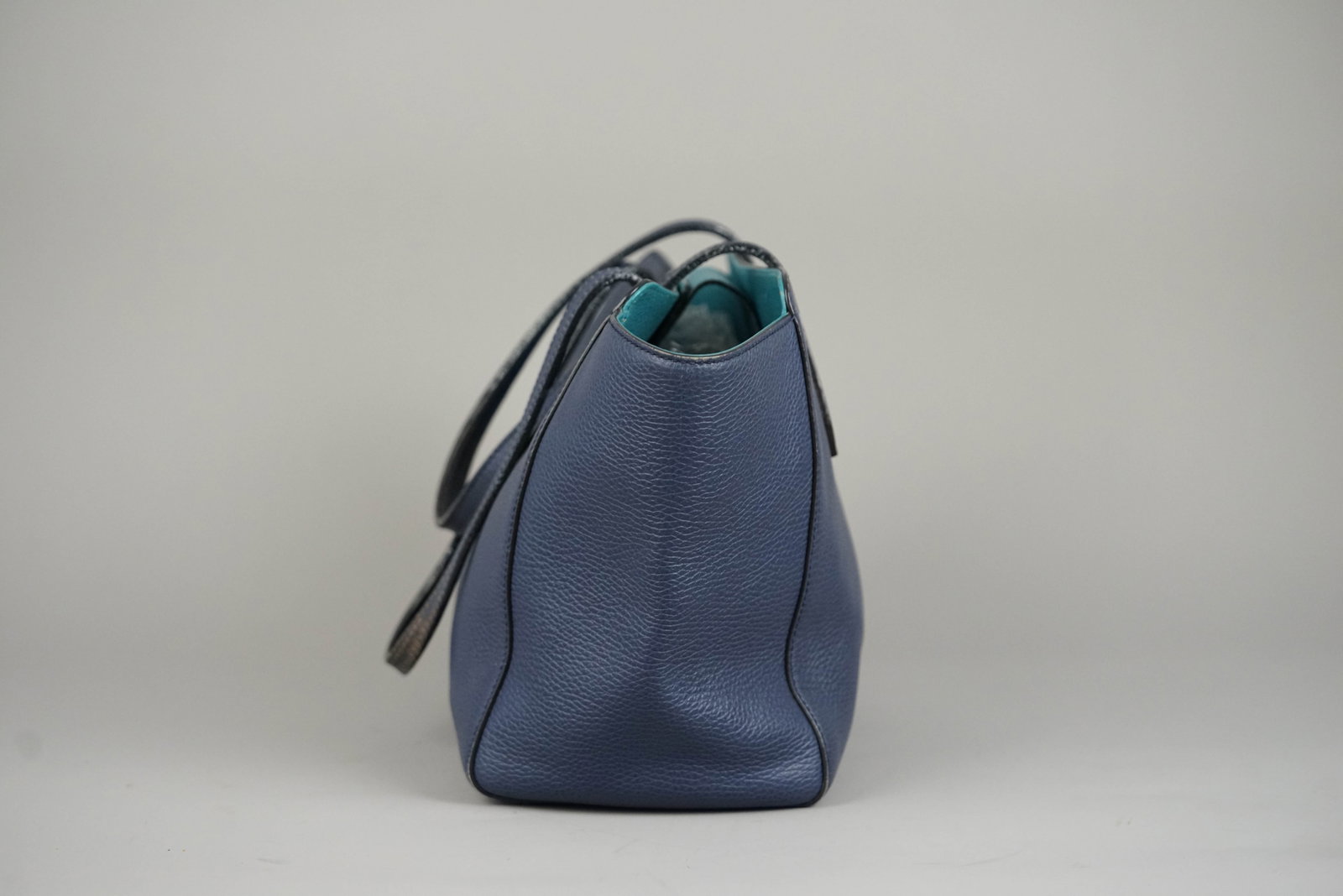 GUCCI SWING TOTE BAG LEATHER 525040 NAVY - 5