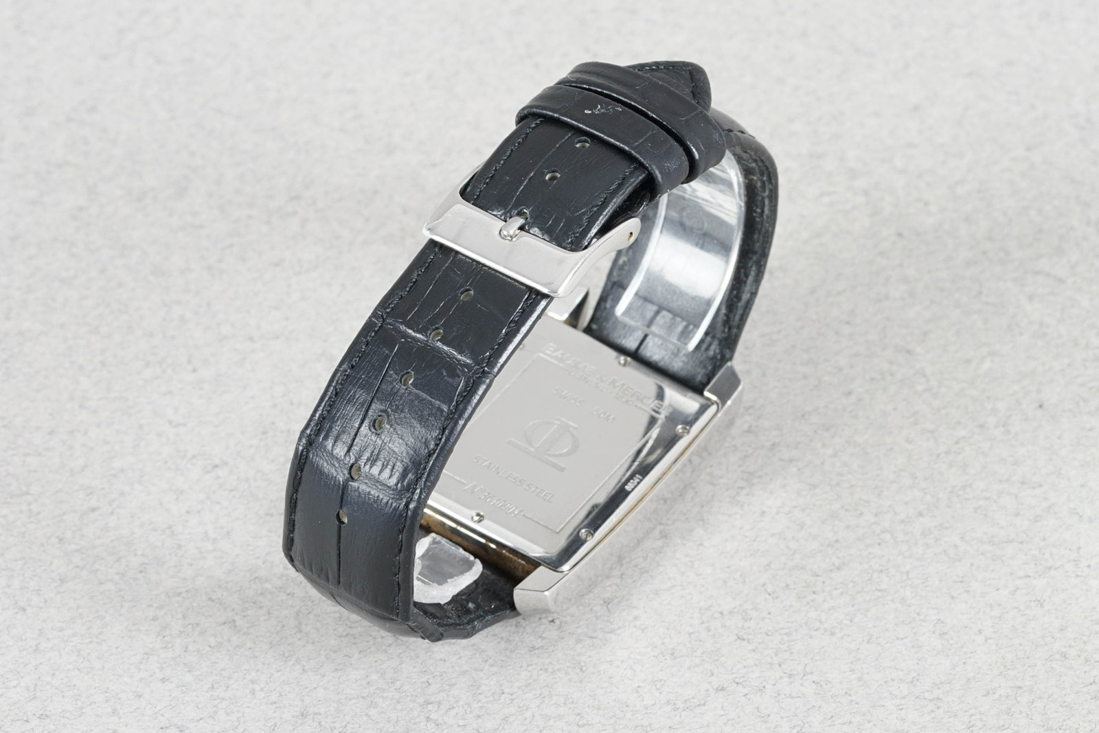BAUME & MERCIER HAMPTON CHRONOGRAPH W/ BOX & GUARANTE CARD - 3