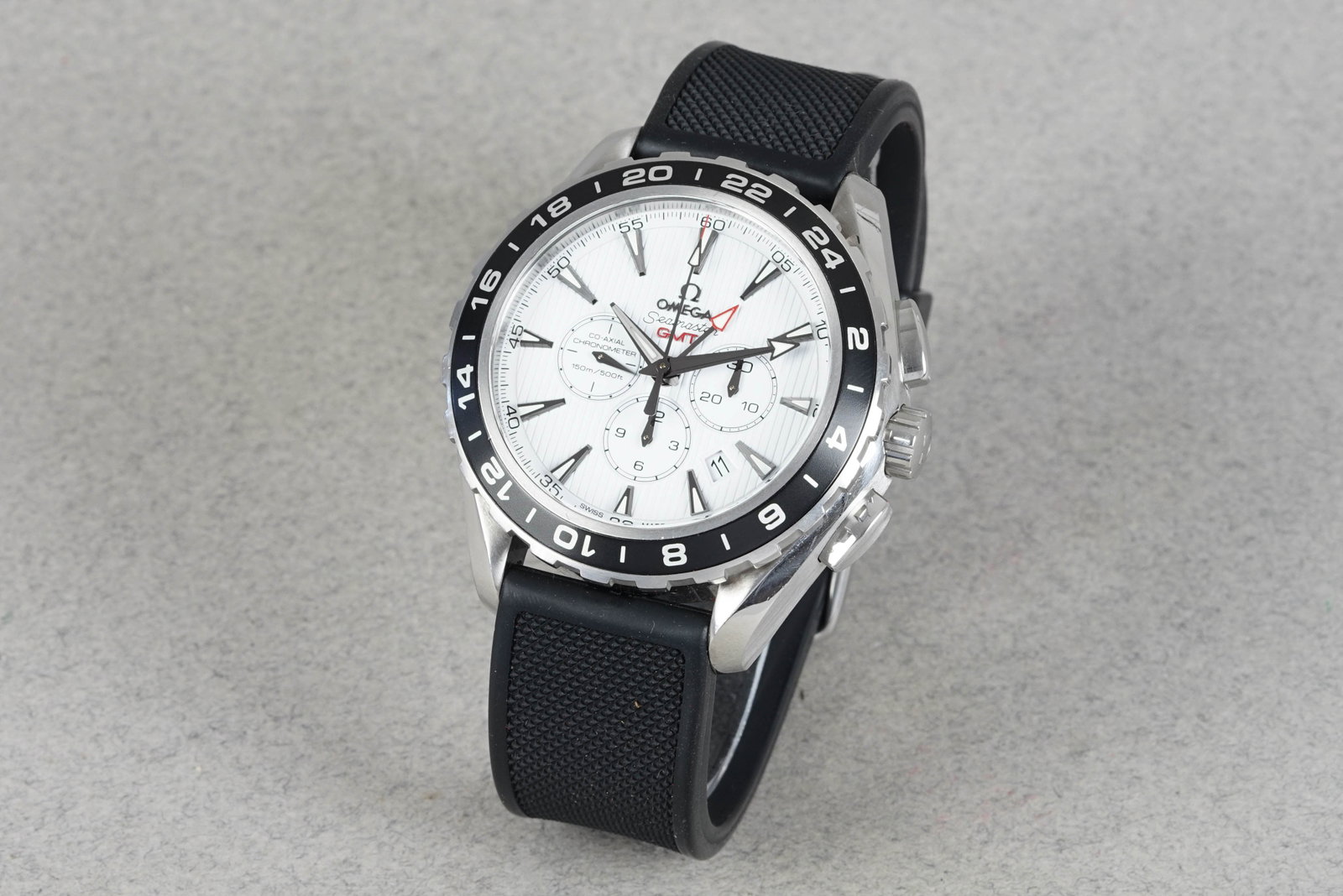 OMEGA SEAMASTER GMT AQUATERRA CHRONOMETER CO-AXIAL W/ BOX REF. 231.10.44.52.04.001 - 2