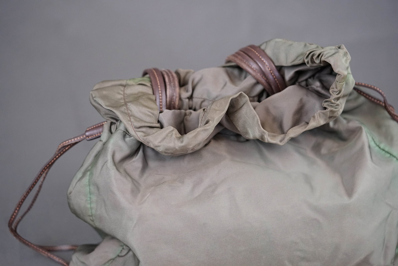 PRADA LARGE NYLON SHOULDER BAG - 8