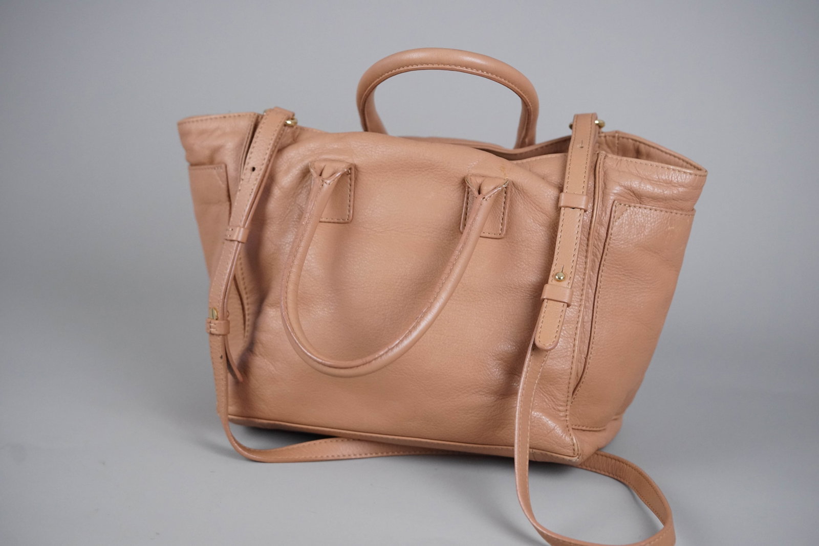 SEE BY CHLOE TWO TONE LEATHER HANDBAG - 10