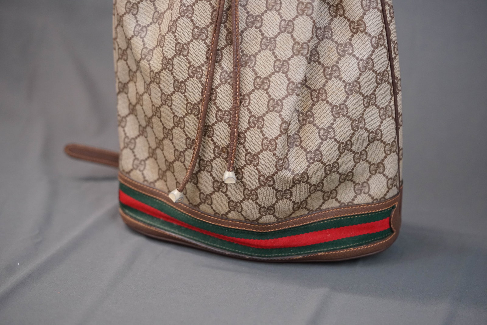 GUCCI BROWN SHOULDER BAG 085 - 3