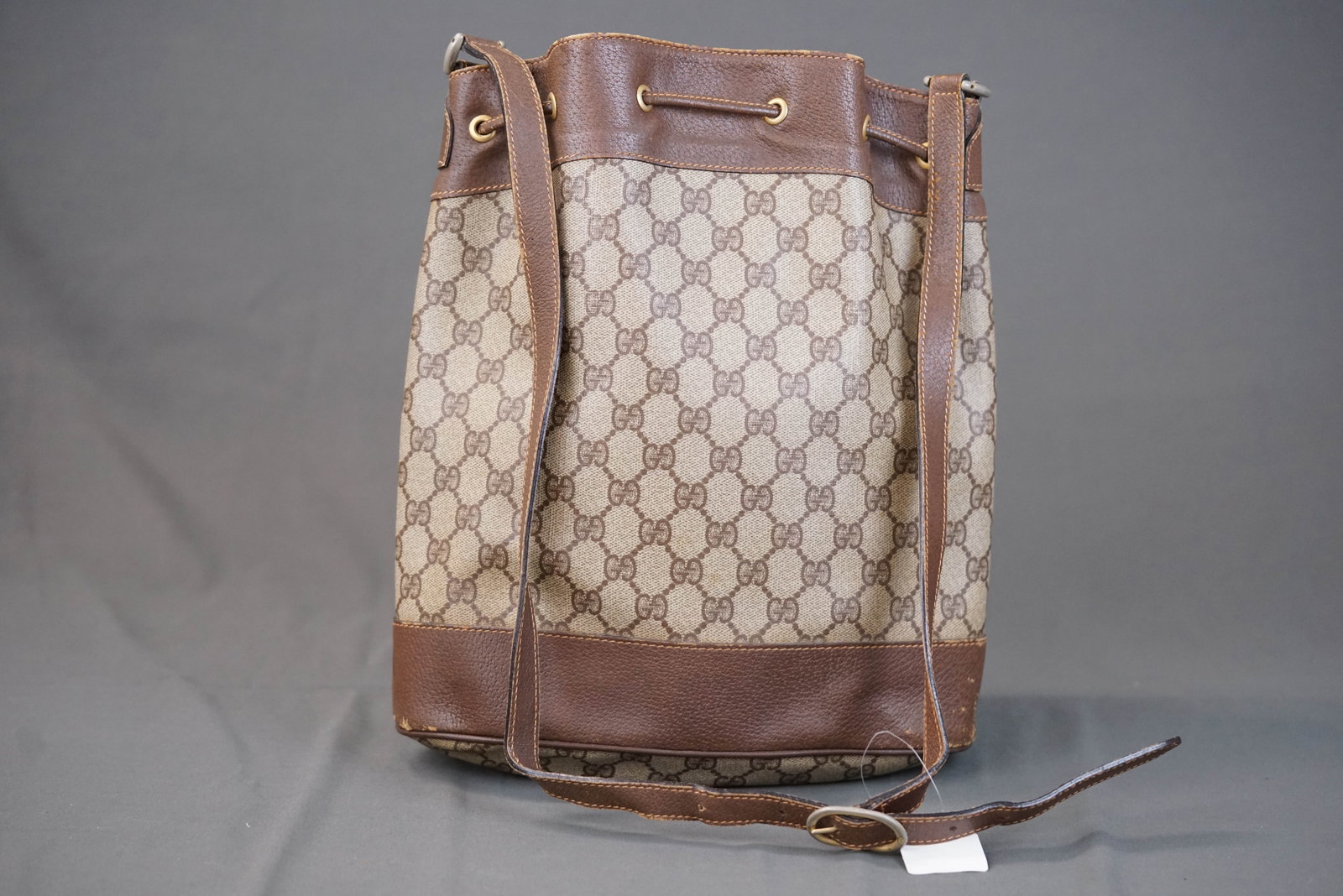 GUCCI BROWN SHOULDER BAG 085 - 6