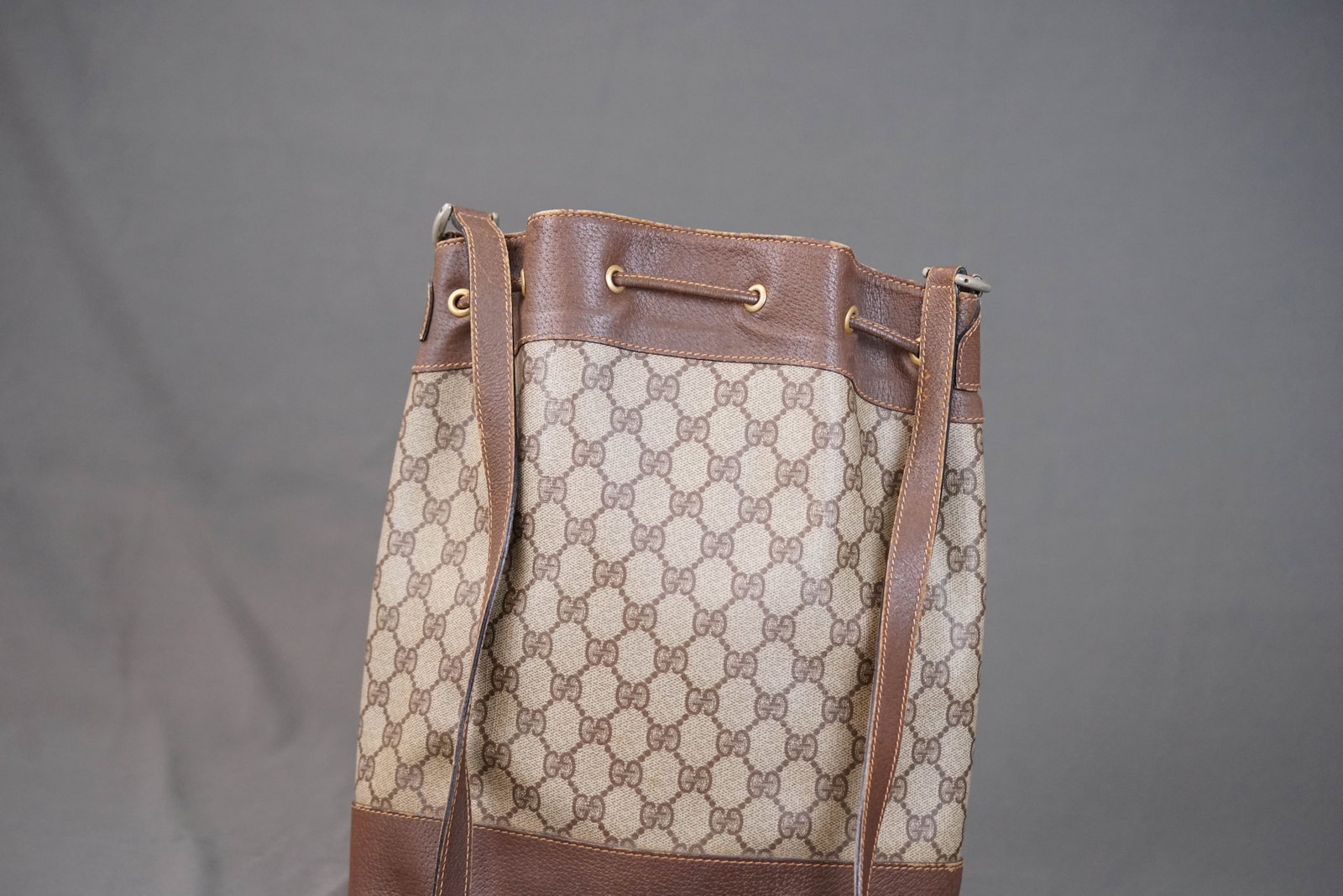 GUCCI BROWN SHOULDER BAG 085 - 8