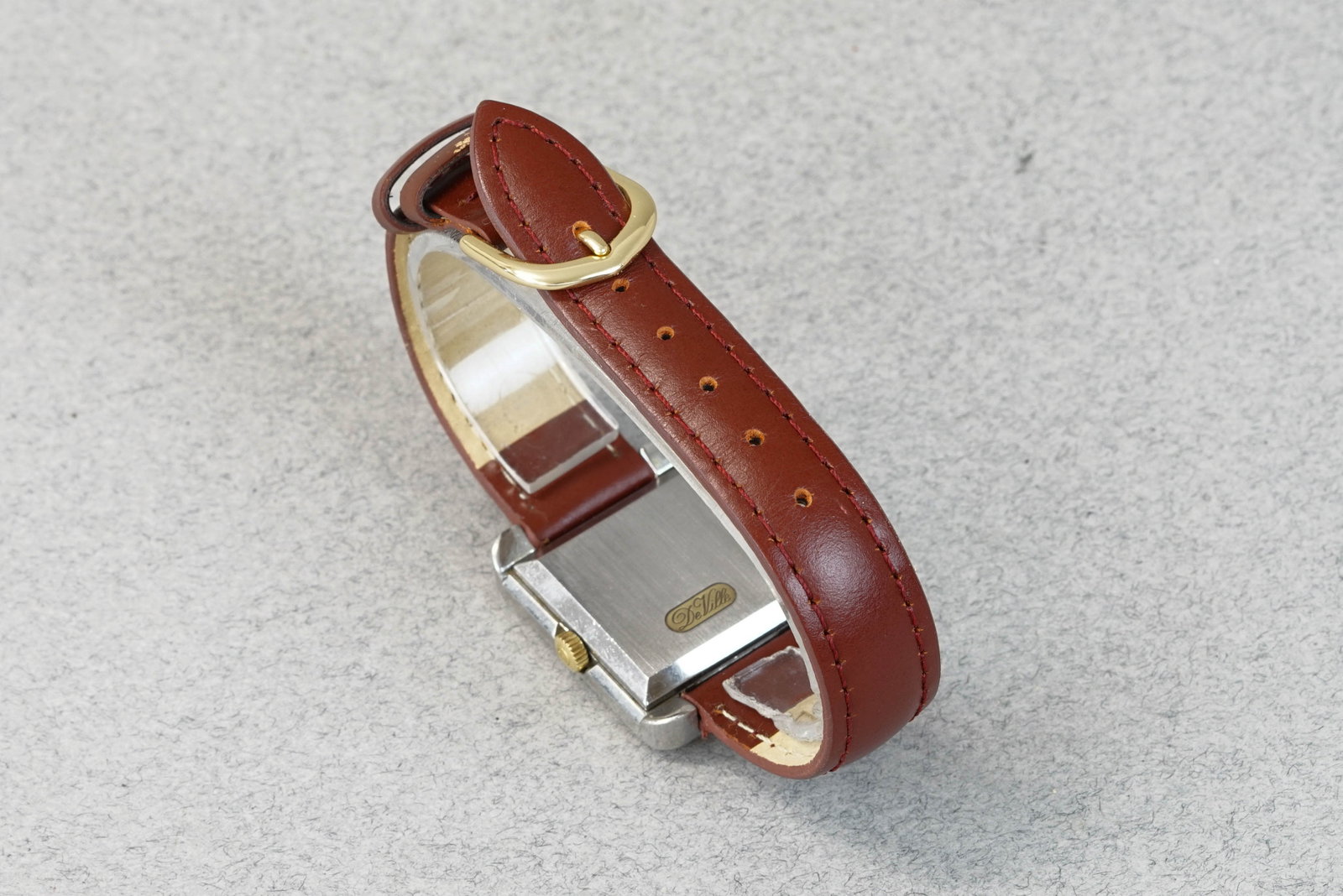 OMEGA DE VILLE BI-METAL TANK WRISTWATCH - 4