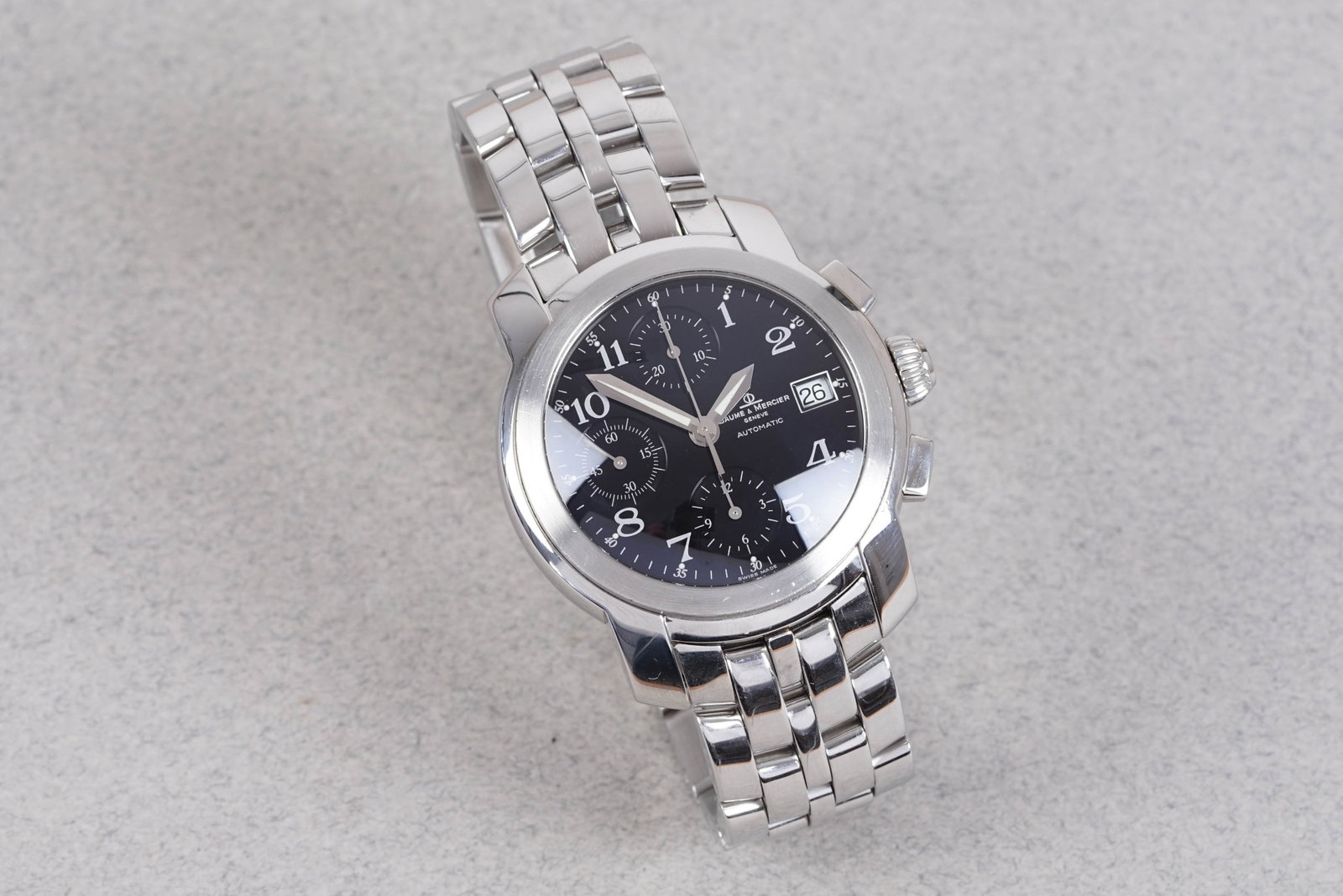 *NO RESERVE* BAUME & MERCIER CAPELAND CHRONOGRAPH W/ BOX REF. MV045216 - 2