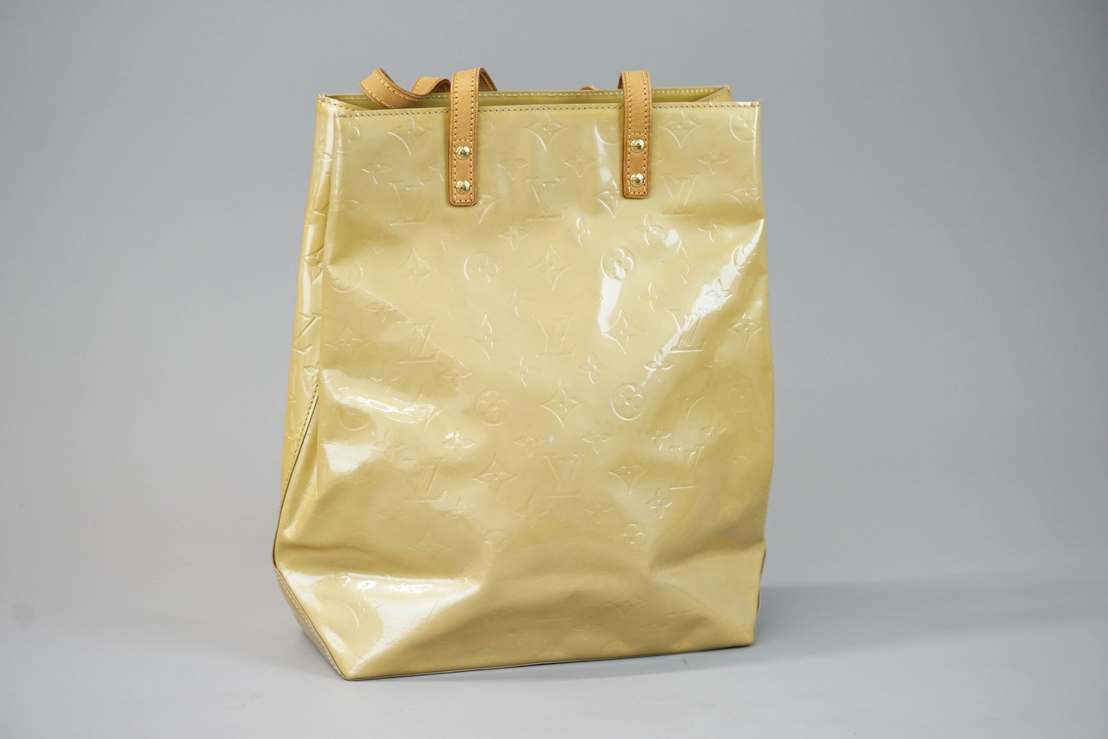 LOUIS VUITTON MONOGRAM EMBOSSED TOTE HANDBAG - 2
