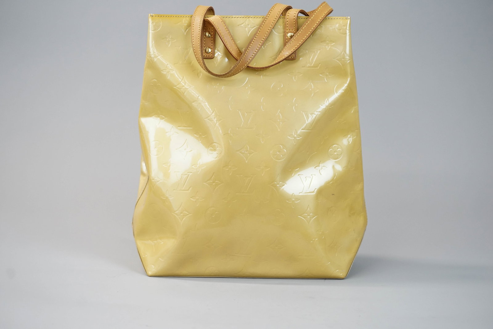 LOUIS VUITTON MONOGRAM EMBOSSED TOTE HANDBAG - 5