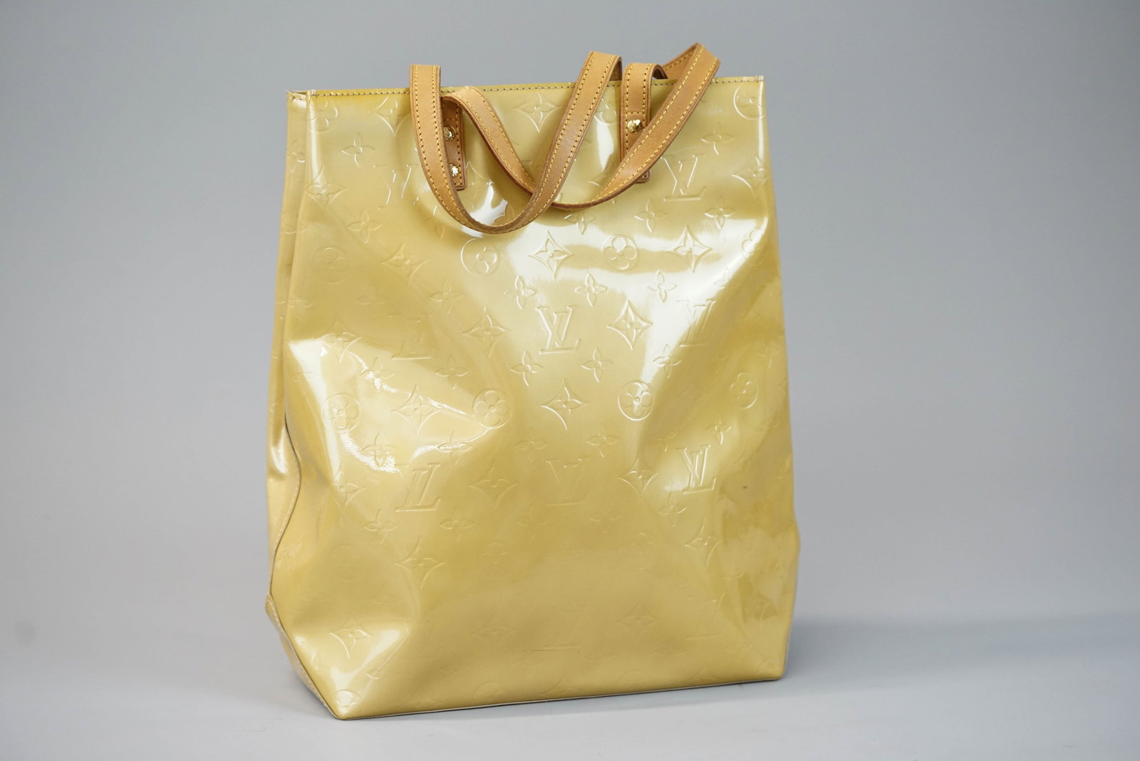LOUIS VUITTON MONOGRAM EMBOSSED TOTE HANDBAG - 6