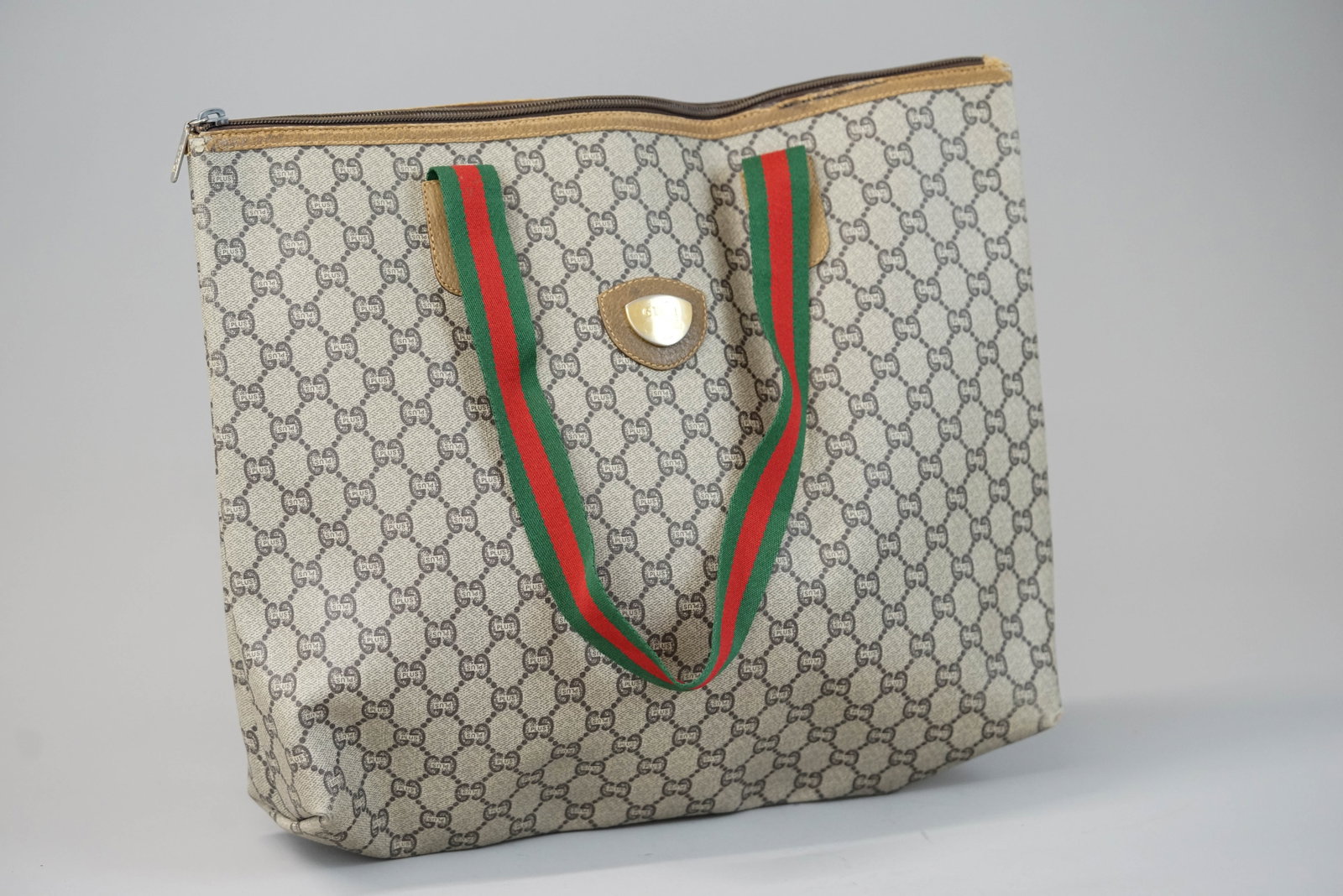 GUCCI PLUS MONOGRAM TOTE BAG - 2
