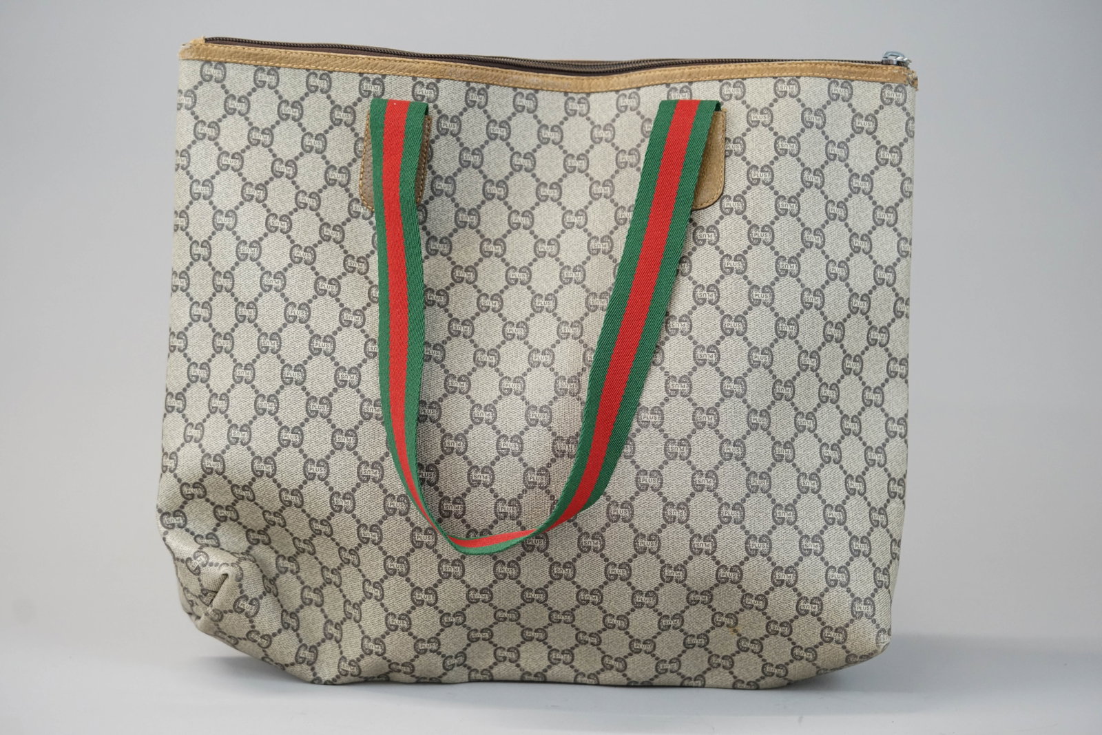 GUCCI PLUS MONOGRAM TOTE BAG - 5