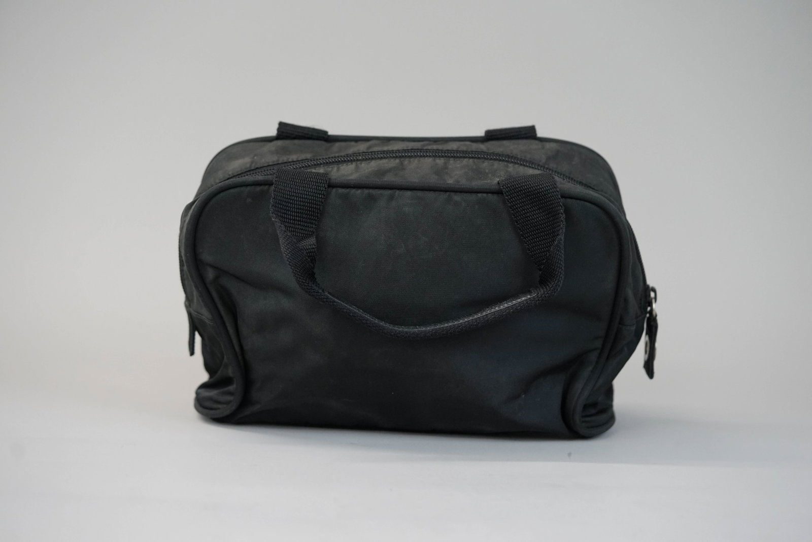 PRADA BLACK NYLON HANDBAG - 4