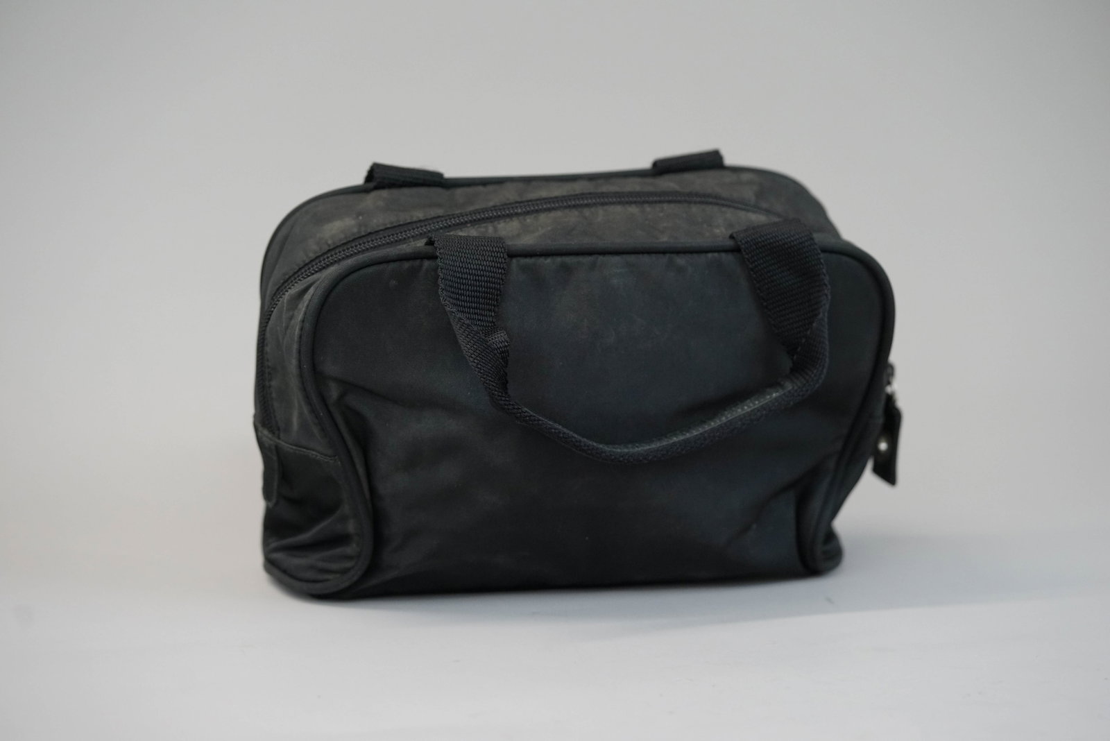 PRADA BLACK NYLON HANDBAG - 5