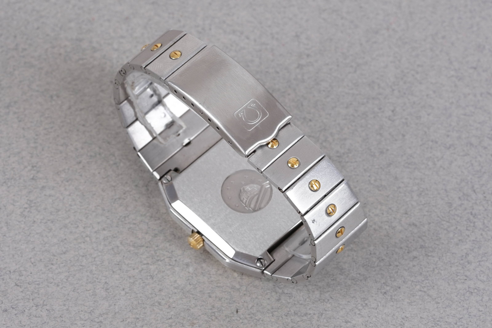OMEGA CONSTELLATION DIAMOND SET STEEL & GOLD JUMBO AUTOMATIC WRISTWATCH - 4