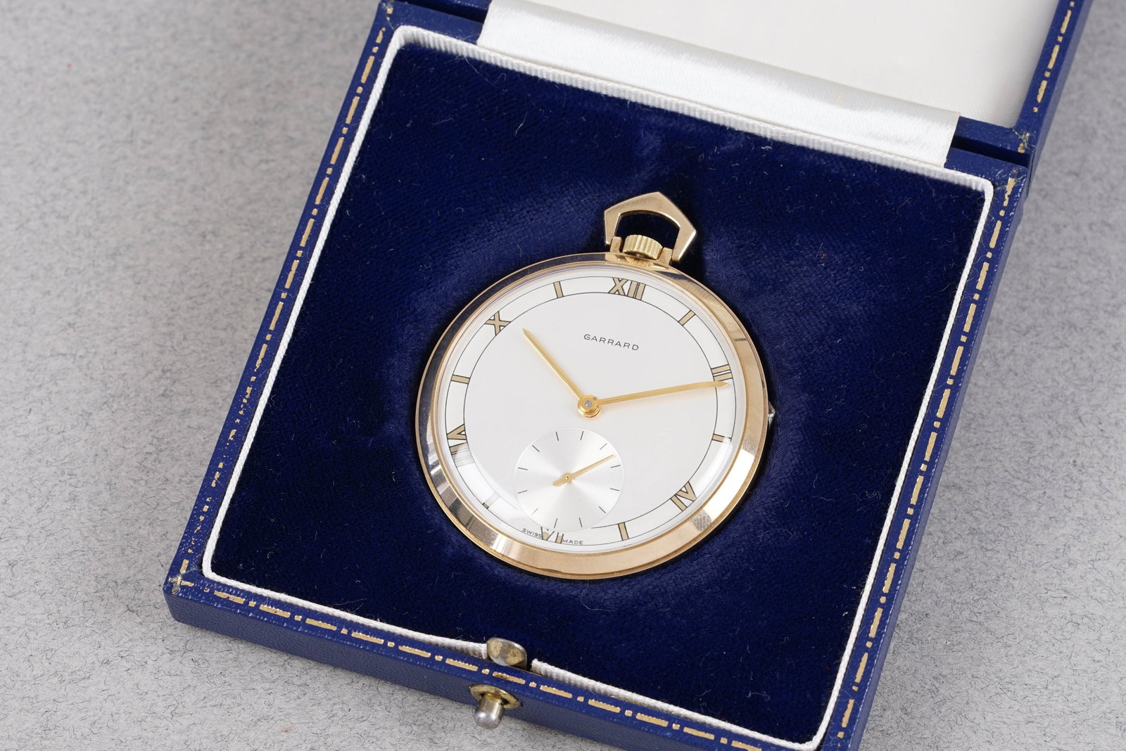 *NO RESERVE* GARRARD 9CT GOLD POCKET WATCH W/ BOX - 2