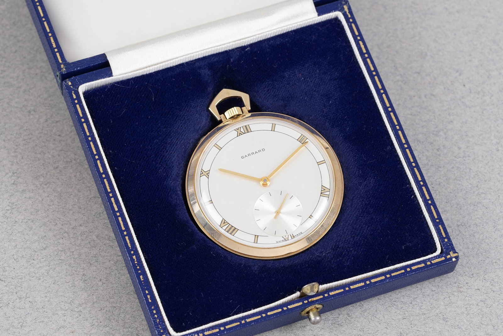 *NO RESERVE* GARRARD 9CT GOLD POCKET WATCH W/ BOX - 3