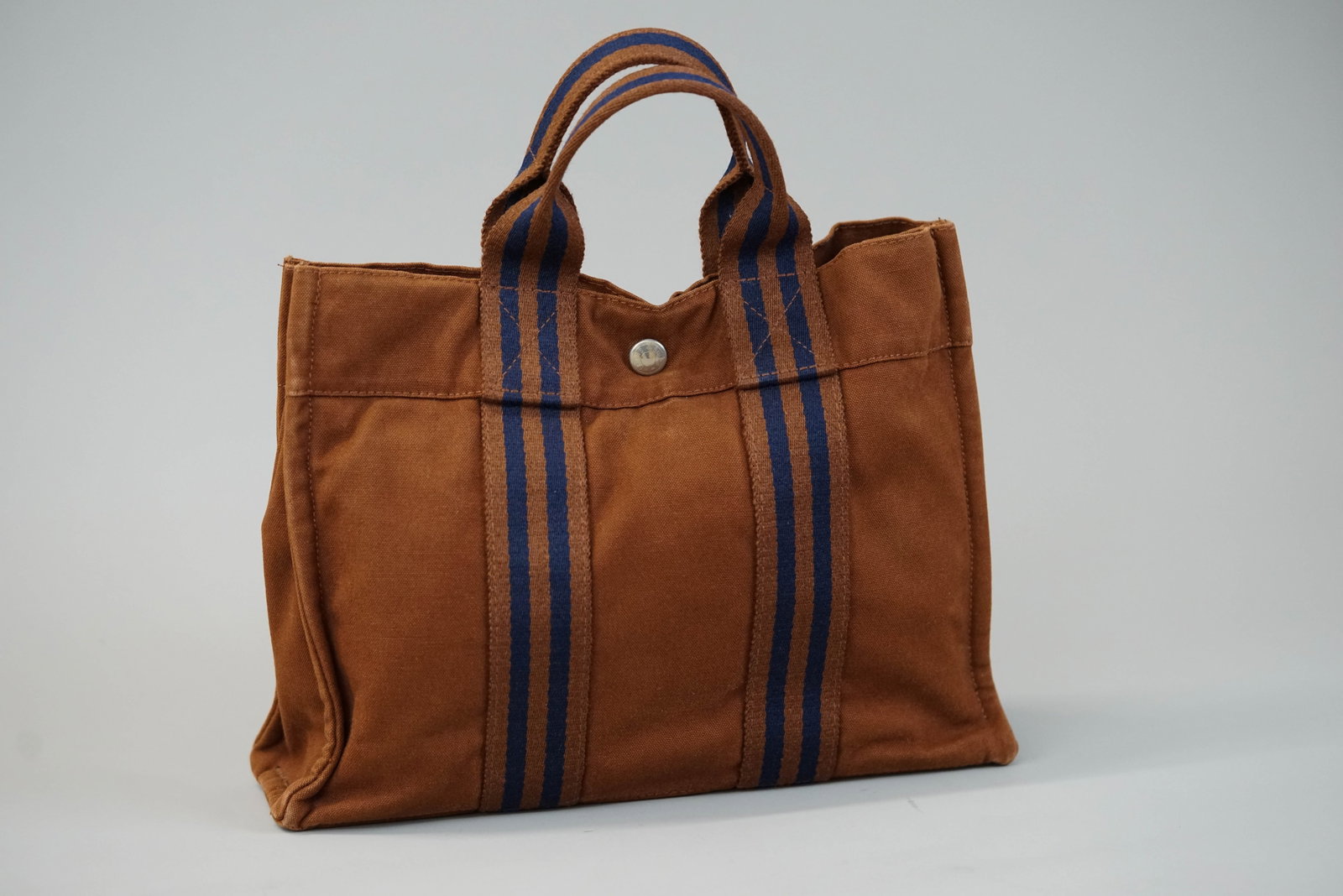 HERMES CANVAS HANDBAG - 2