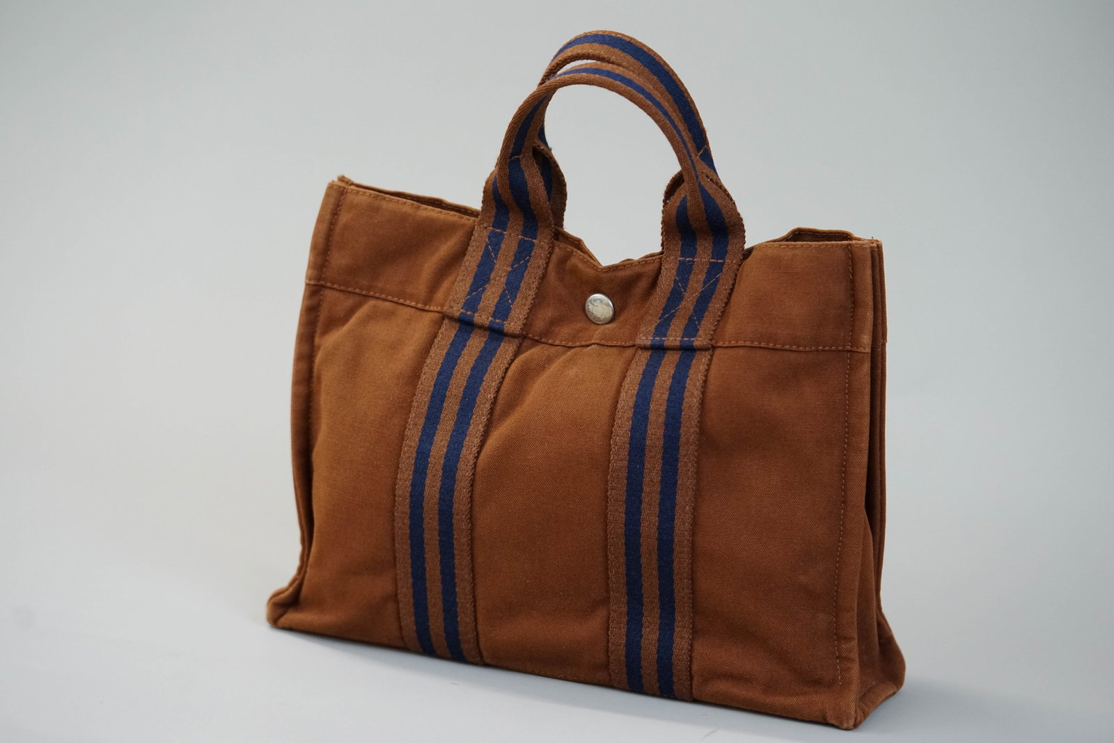 HERMES CANVAS HANDBAG - 3