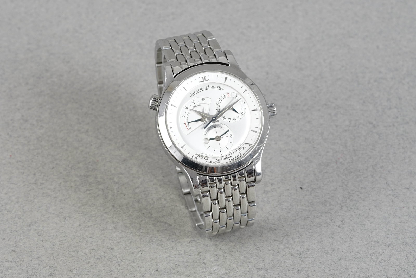 *NO RESERVE* JAEGER-LECOULTRE MASTER GEOGRAPHE W/ BOX & GUARANTEE PAPERS REF. Q1428120 - 2