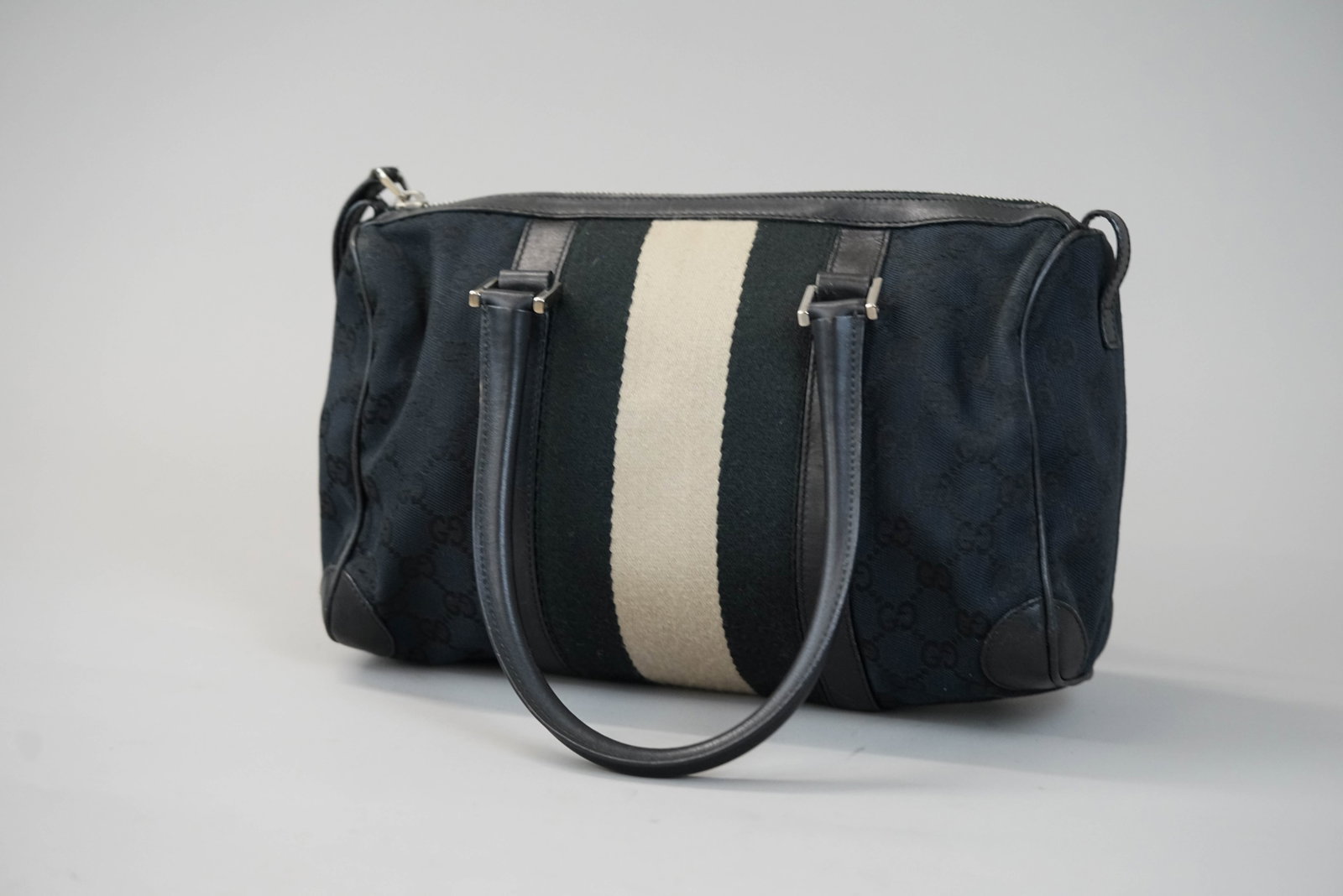 GUCCI TWO TONE HANDBAG - 7