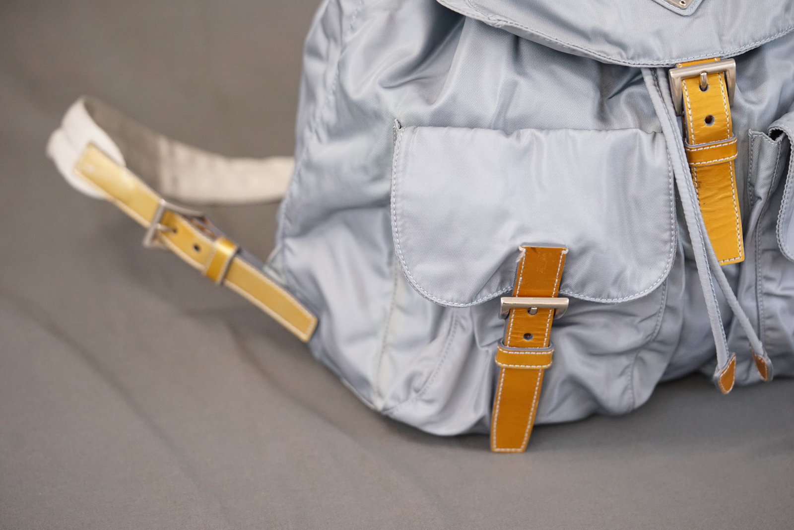 *NO RESERVE* PRADA POCONO BLUE GALA NYLON BACKPACK - 2