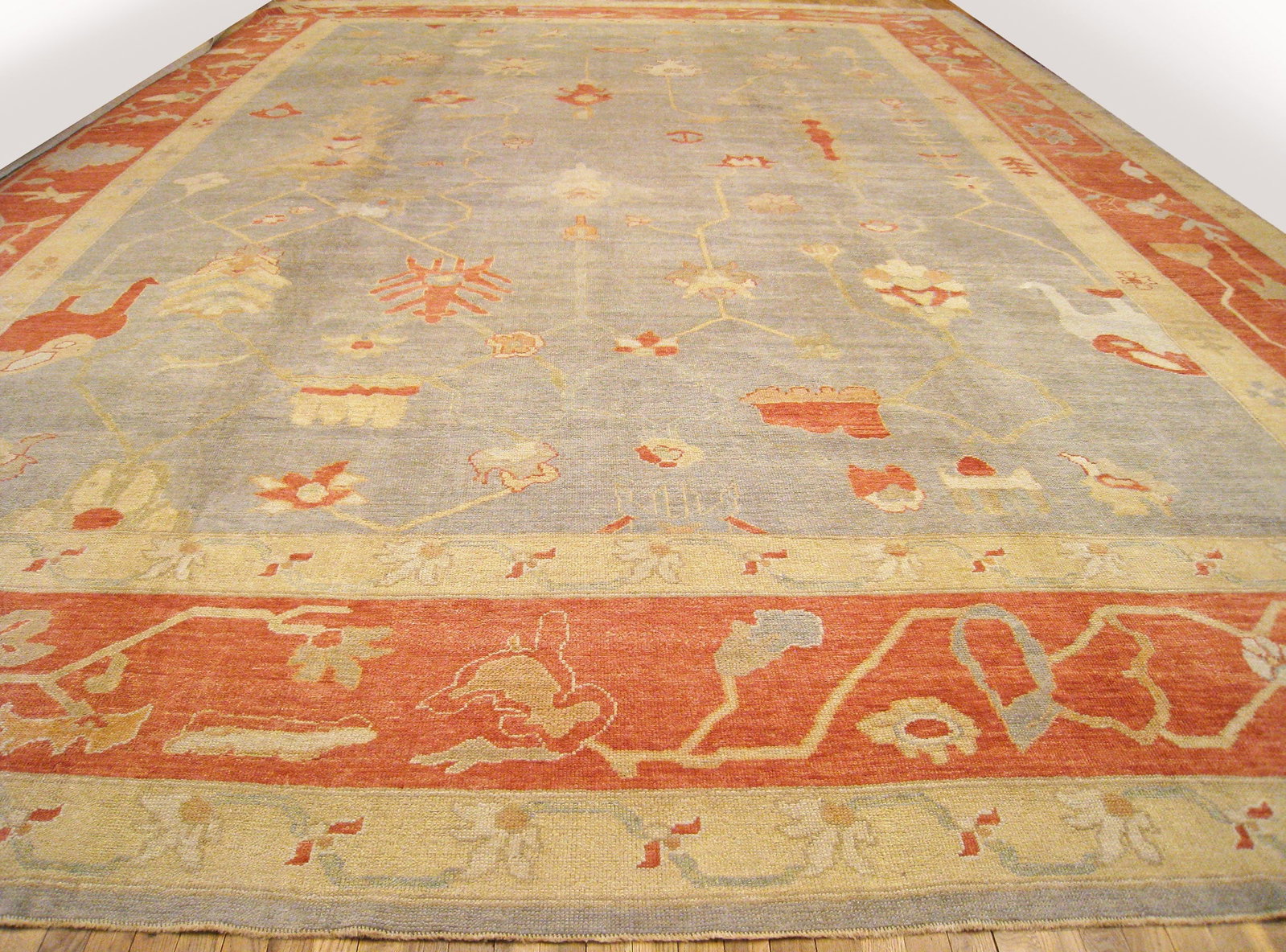Vintage Turkish Oushak Rug 22'5" H x 15'10" W - 2