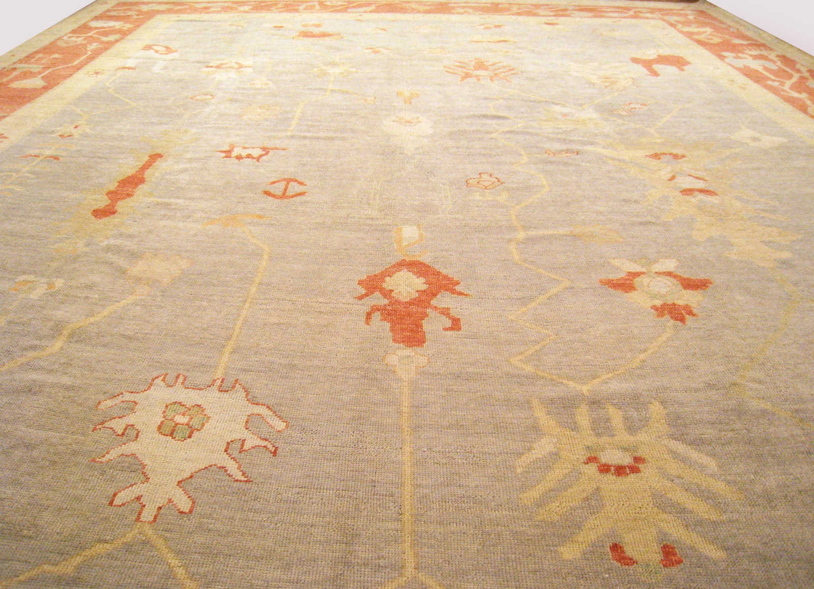 Vintage Turkish Oushak Rug 22'5" H x 15'10" W - 4
