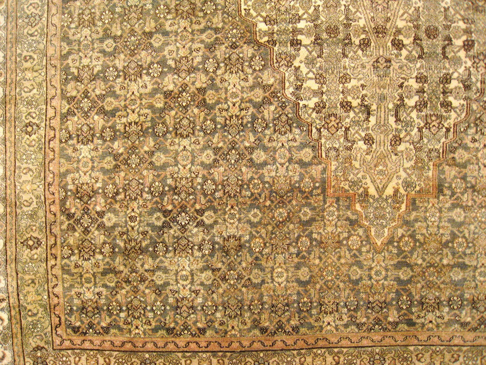 Antique Persian Bibikabad Rug 19'0" H x 12'0" W - 5