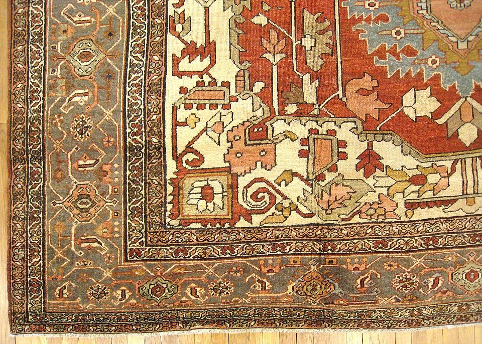 Antique Persian Serapi Rug 18'8" H x 11'0" W - 3
