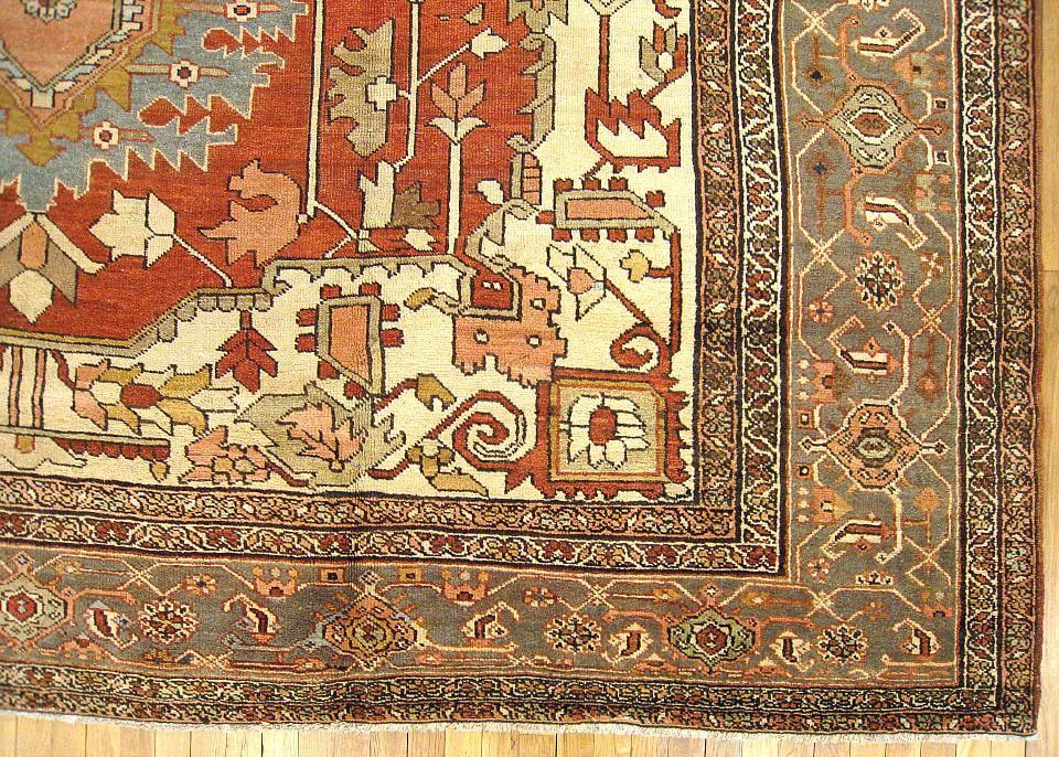 Antique Persian Serapi Rug 18'8" H x 11'0" W - 4