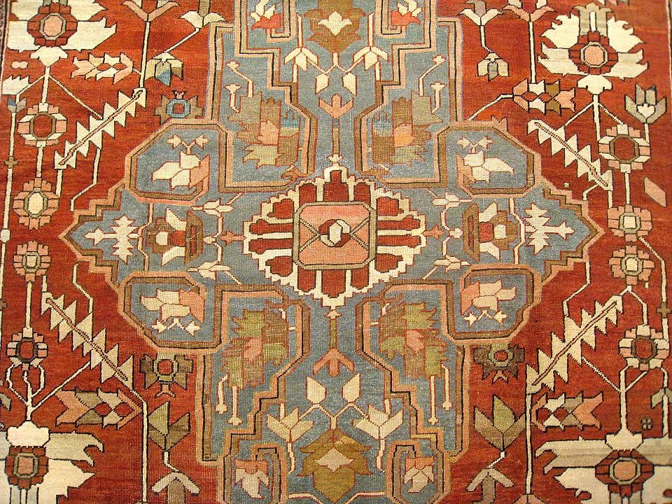 Antique Persian Serapi Rug 18'8" H x 11'0" W - 5