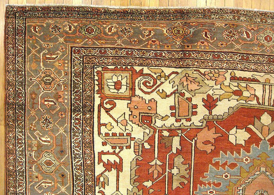 Antique Persian Serapi Rug 18'8" H x 11'0" W - 6