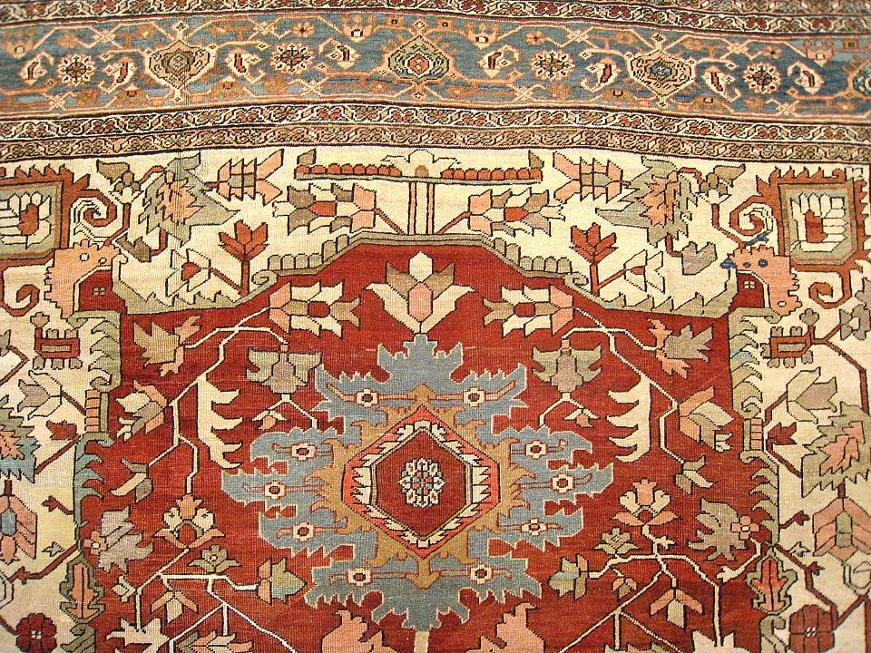 Antique Persian Serapi Rug 18'8" H x 11'0" W - 7