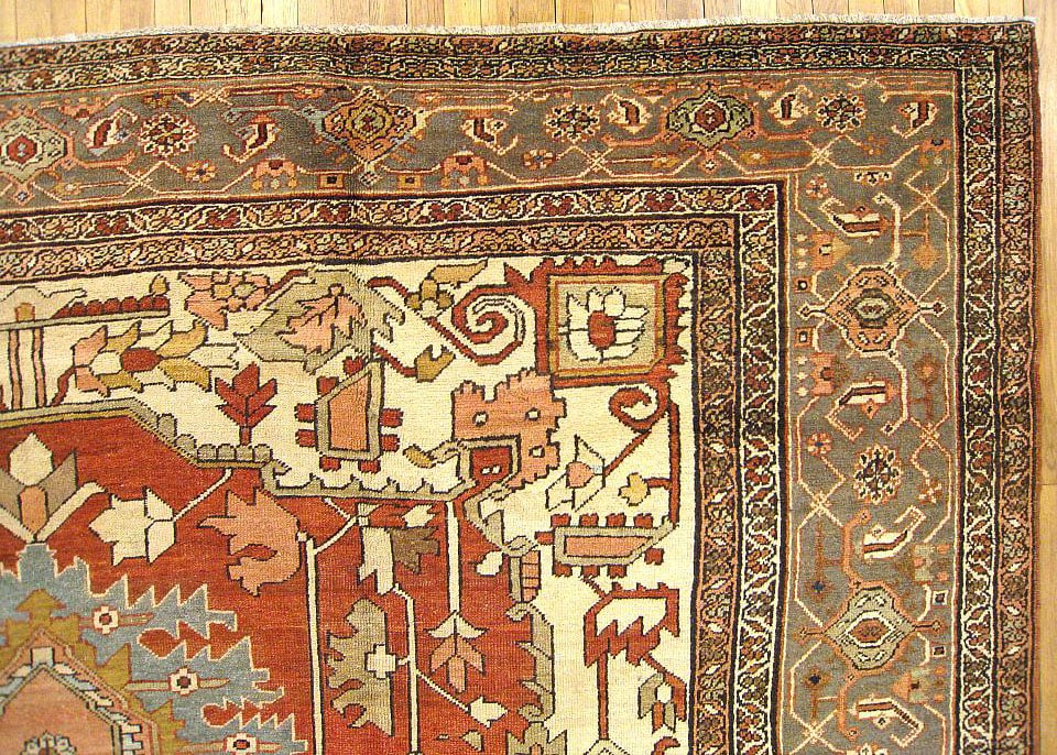 Antique Persian Serapi Rug 18'8" H x 11'0" W - 8