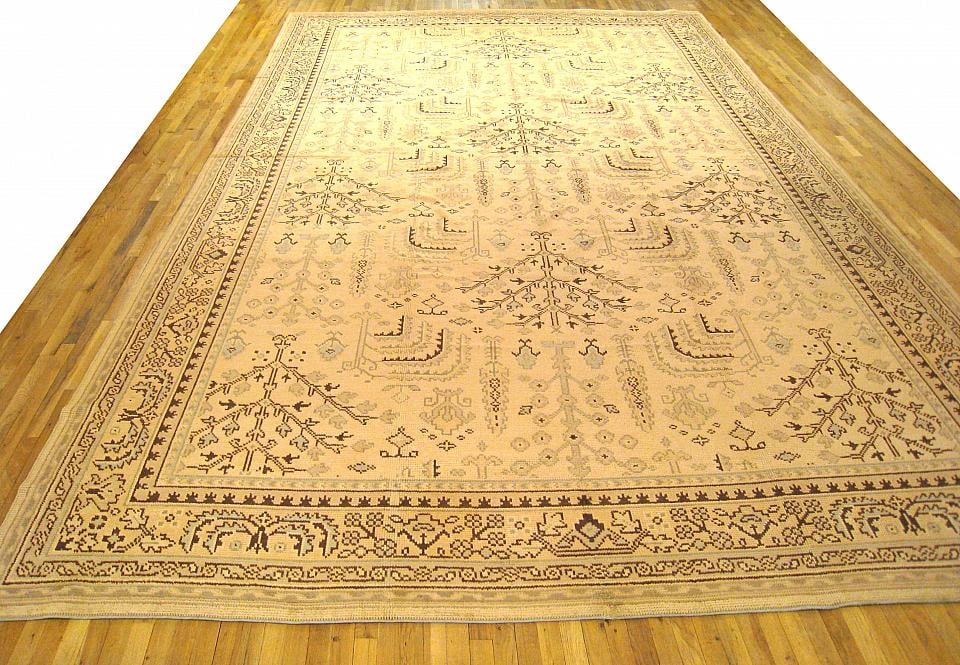 Antique Turkish Oushak Rug 18'7" H x 11'7" W - 2