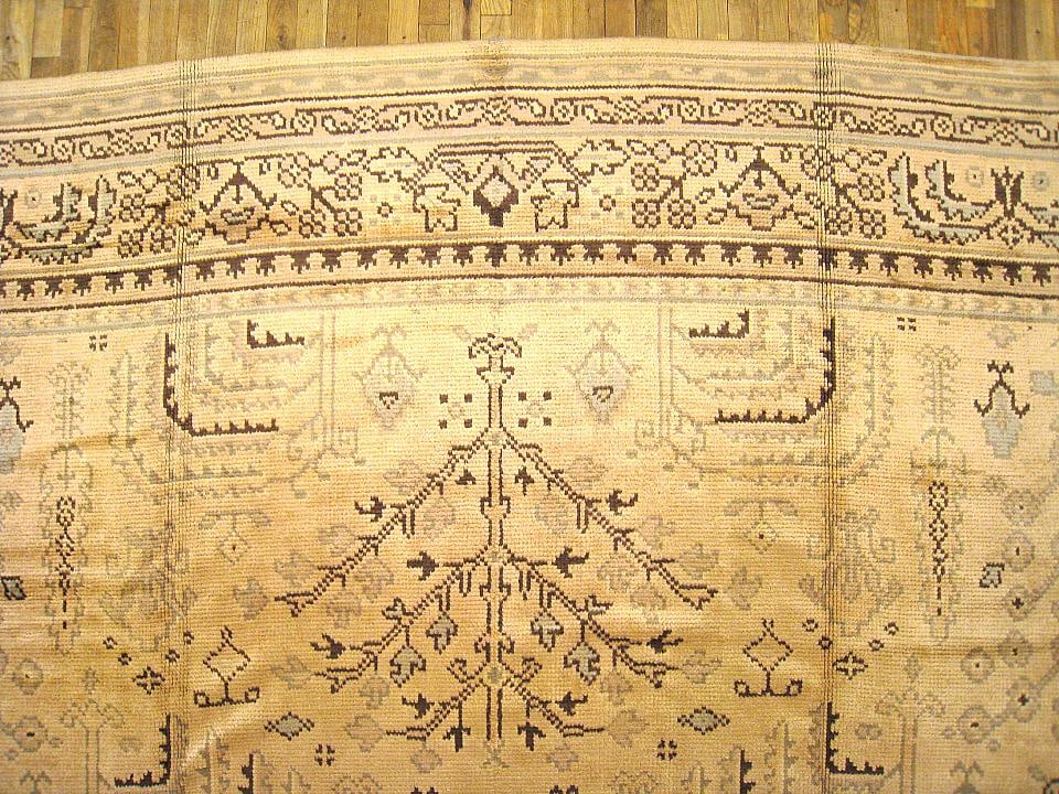 Antique Turkish Oushak Rug 18'7" H x 11'7" W - 7