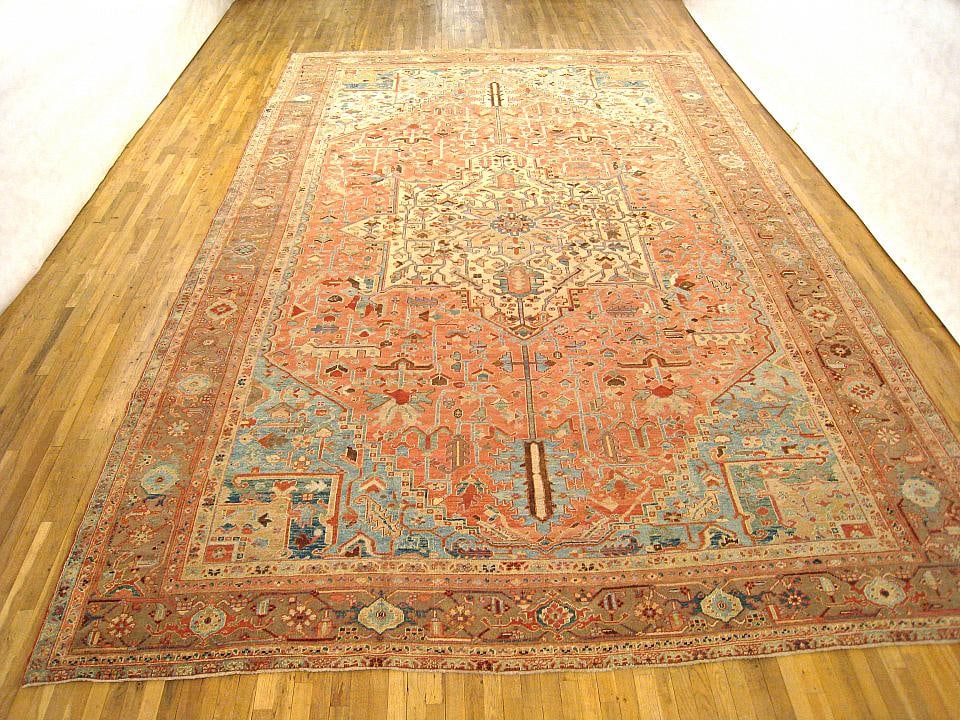 Antique Persian Serapi Rug 18'0" H x 11'2" W - 2