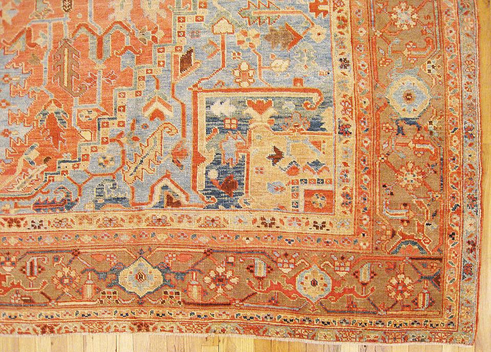 Antique Persian Serapi Rug 18'0" H x 11'2" W - 4