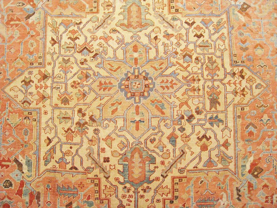 Antique Persian Serapi Rug 18'0" H x 11'2" W - 5