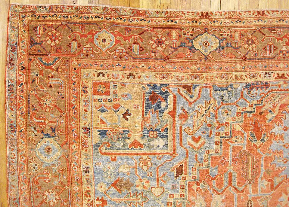 Antique Persian Serapi Rug 18'0" H x 11'2" W - 6