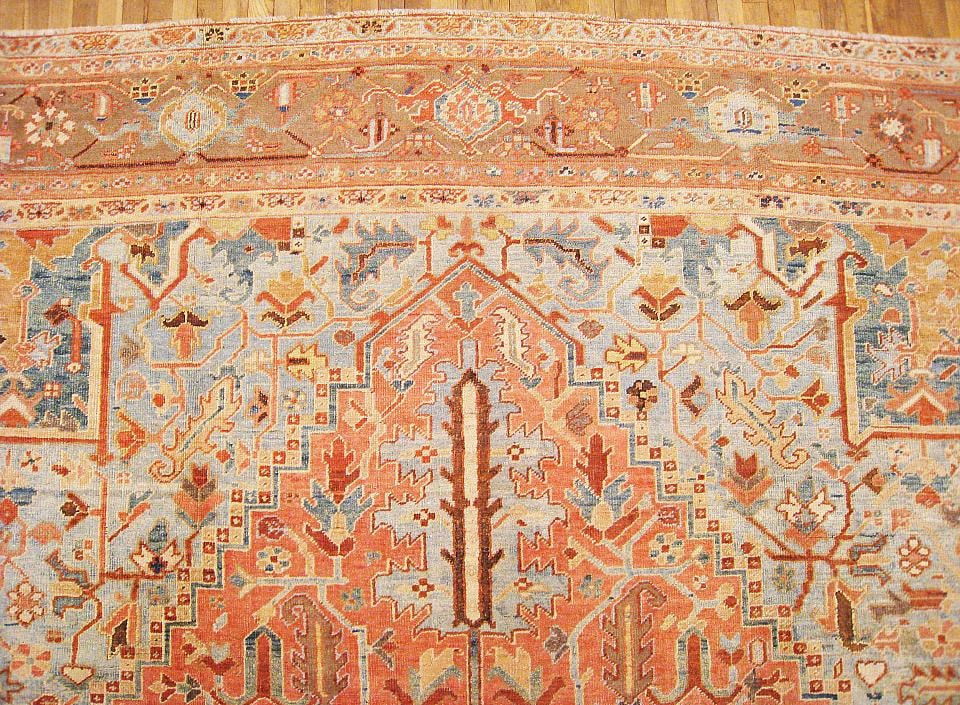 Antique Persian Serapi Rug 18'0" H x 11'2" W - 7