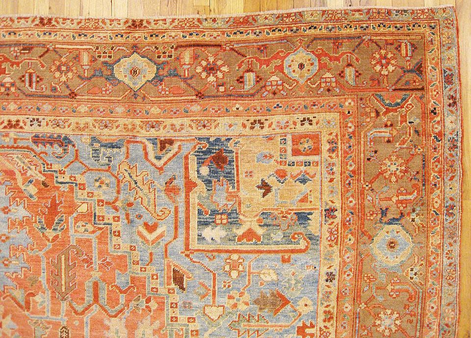 Antique Persian Serapi Rug 18'0" H x 11'2" W - 8