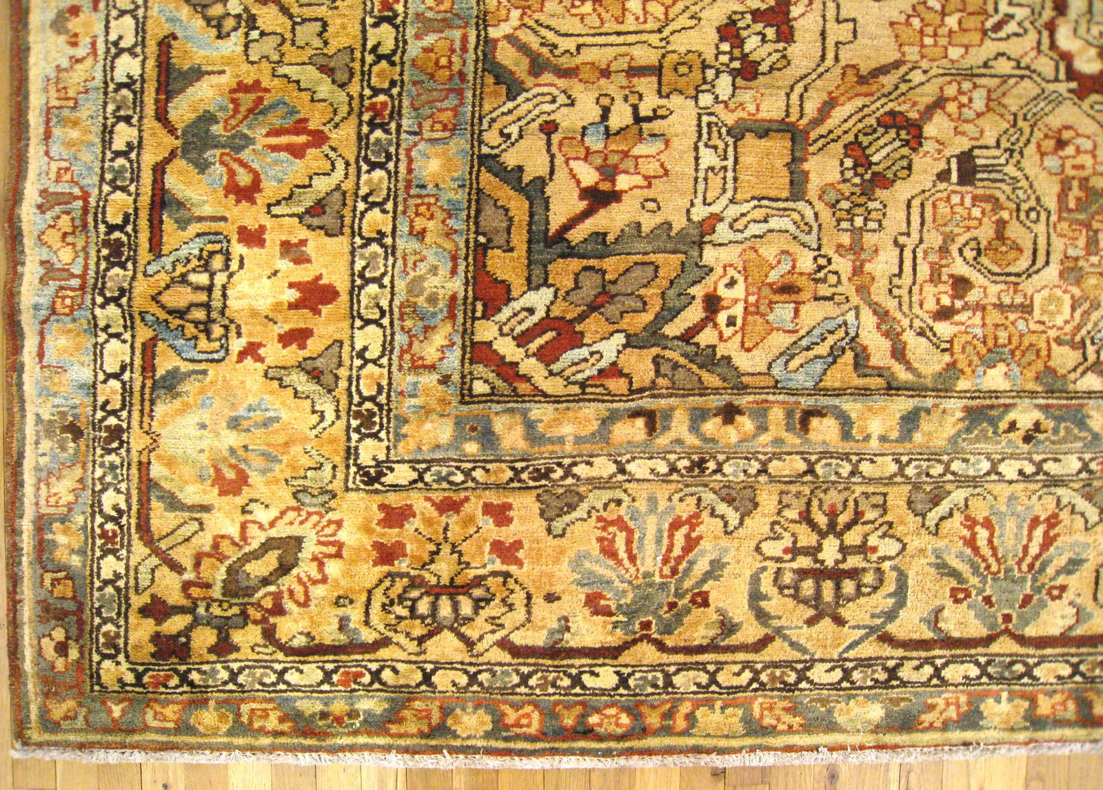 Antique Persian Baktiari Rug 16'1" H x 12'5" W - 2