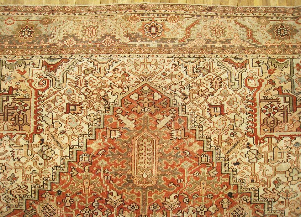 Vintage Persian Heriz Rug 15'6" H x 11'9" W - 7