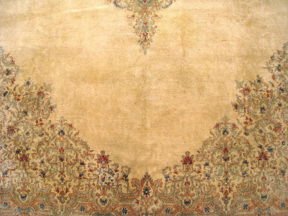 Vintage Persian Kerman Rug 15'4" H x 11'6" W - 3