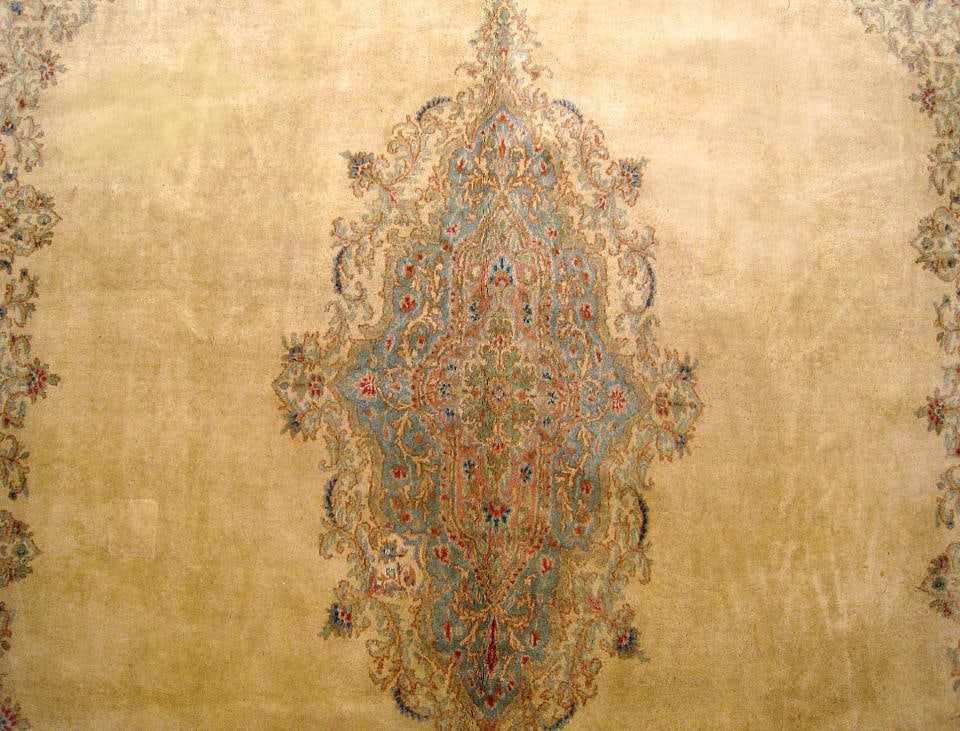 Vintage Persian Kerman Rug 15'4" H x 11'6" W - 4